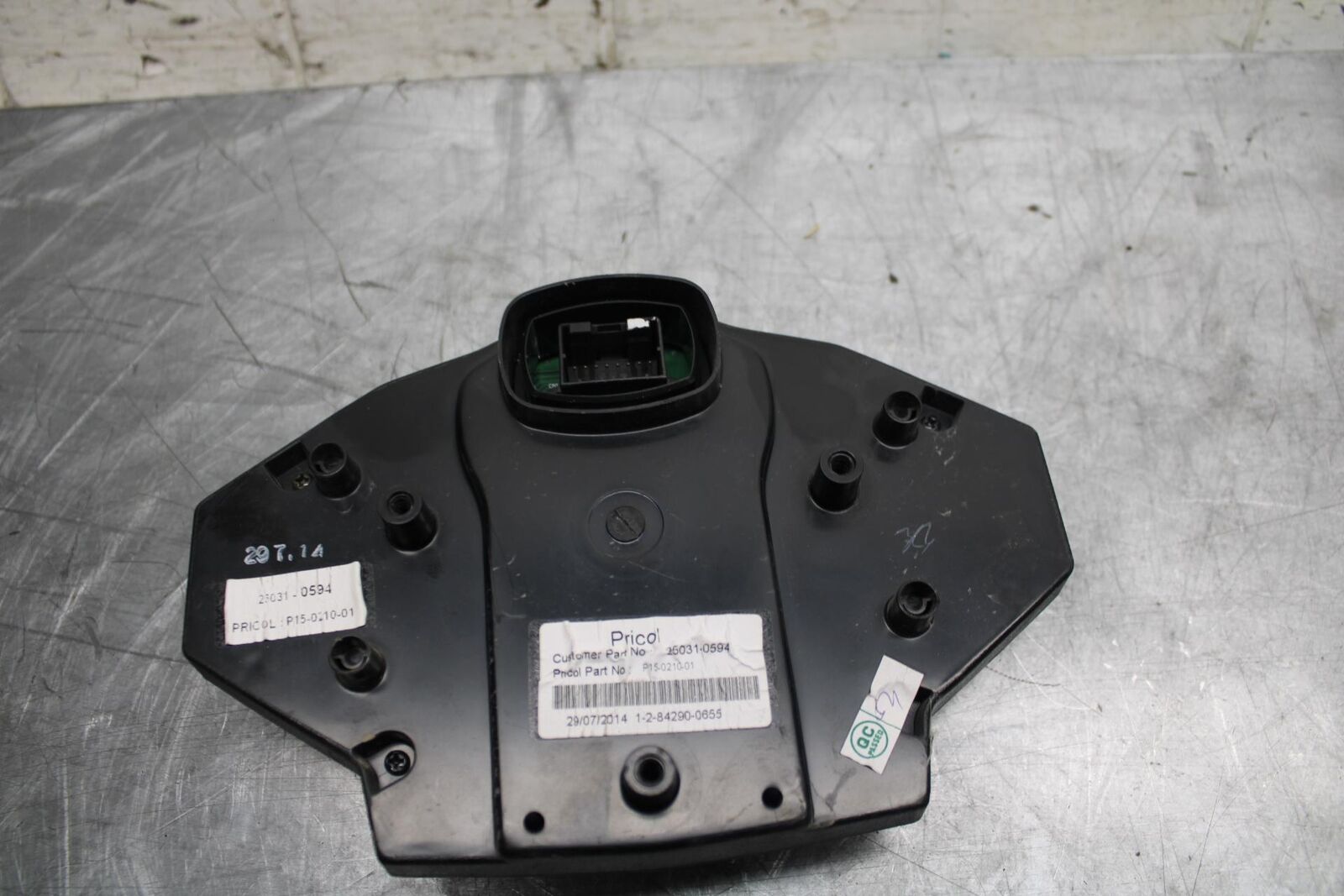 15-17 KAWASAKI EX 650 NINJA  EX 650 ABS SPEEDO TACH GAUGES DISPLAY CLUSTER BB494