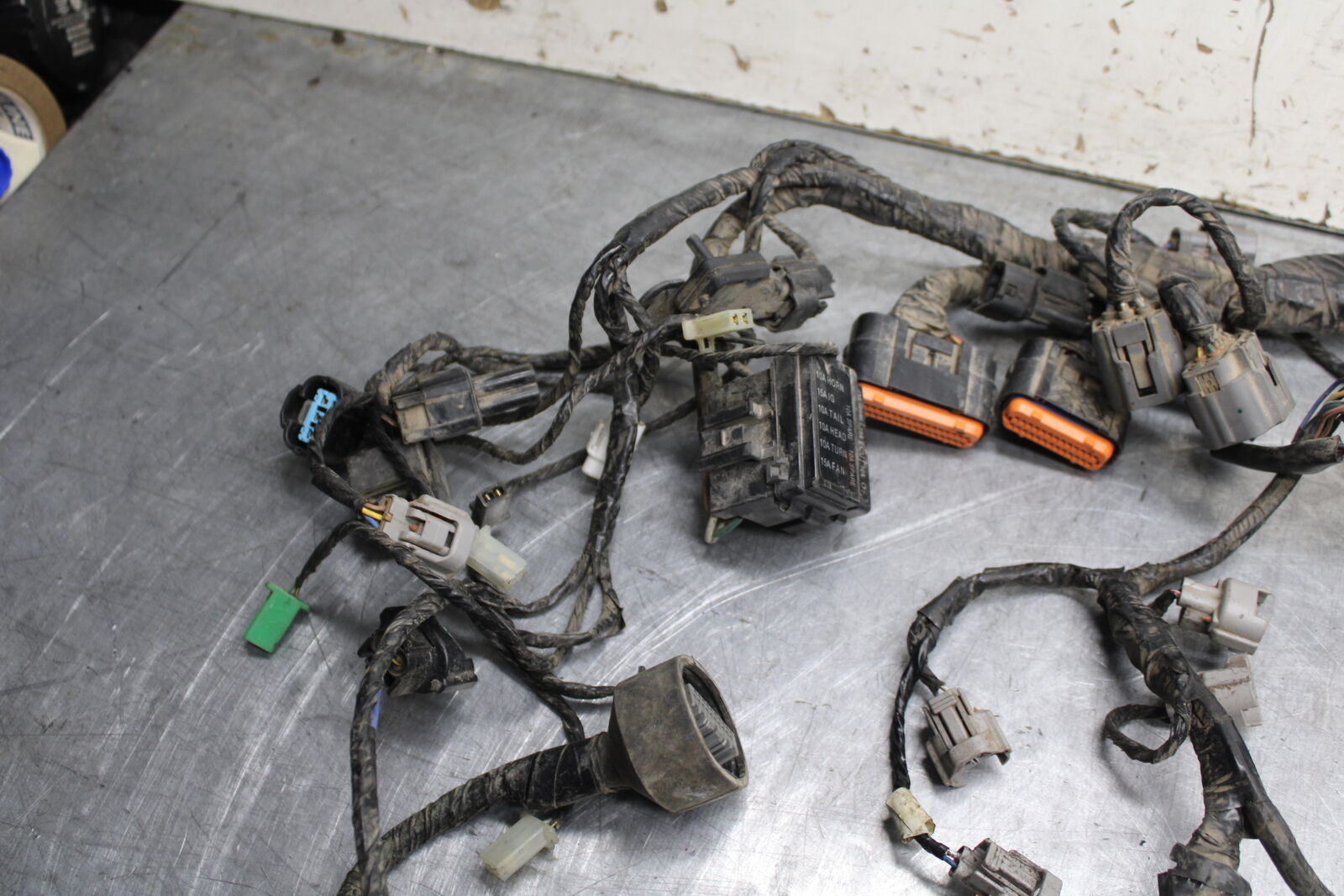 06-07 KAWASAKI NINJA ZX10R MAIN ENGINE WIRING HARNESS MOTOR WIRE LOOM BB115