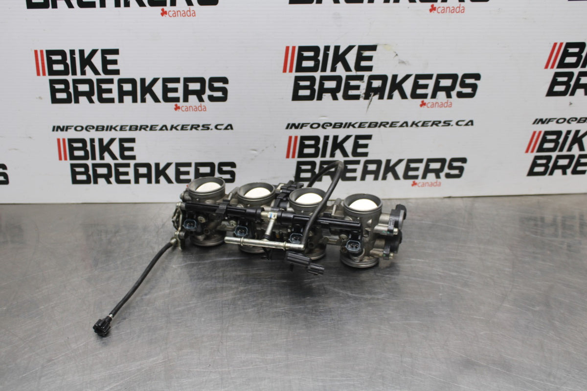 07-08 KAWASAKI NINJA ZX6R MAIN FUEL INJECTORS / THROTTLE BODIES BB855