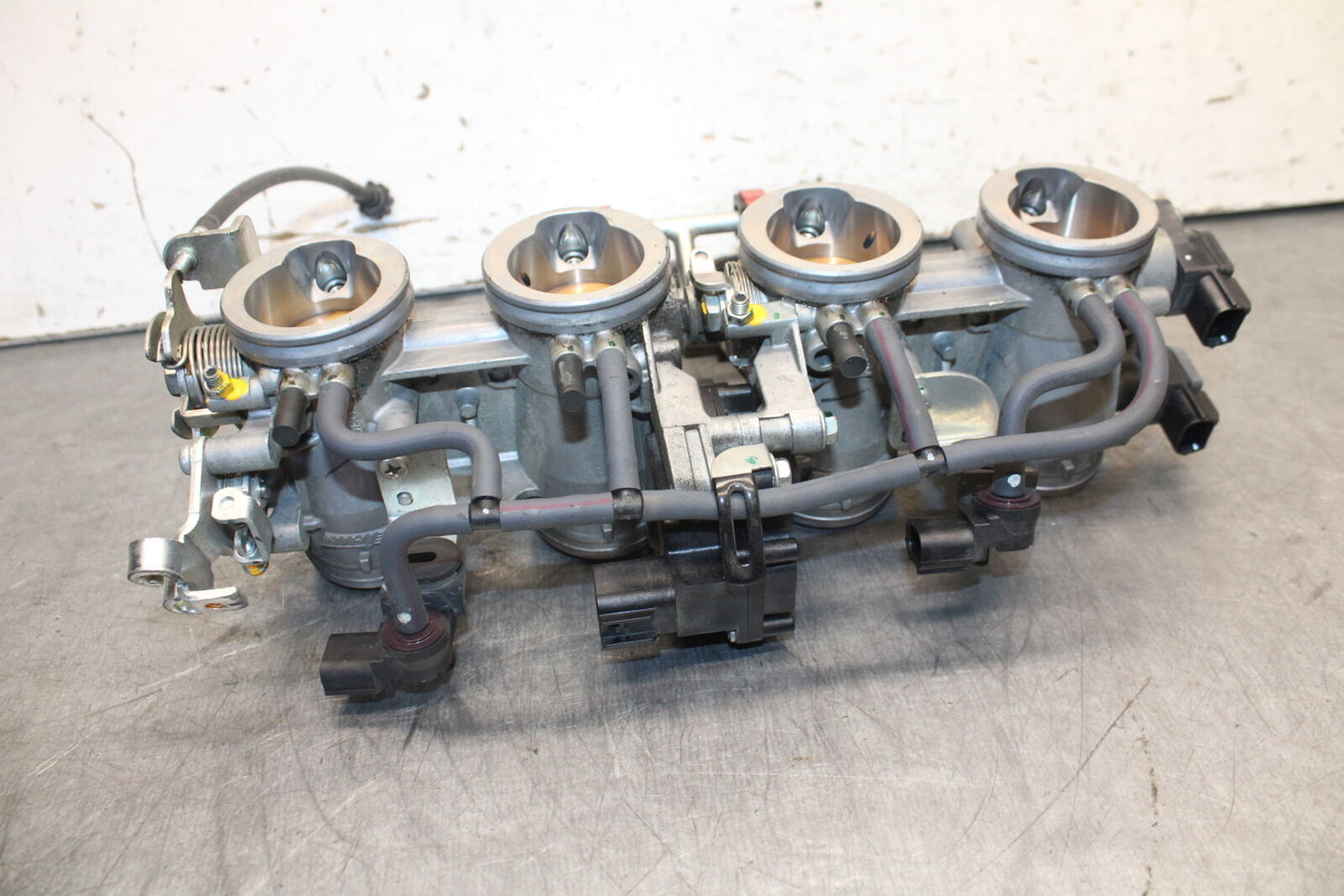 09-12 KAWASAKI NINJA ZX6R MAIN FUEL INJECTORS / THROTTLE BODIES 16163-0128 BB698