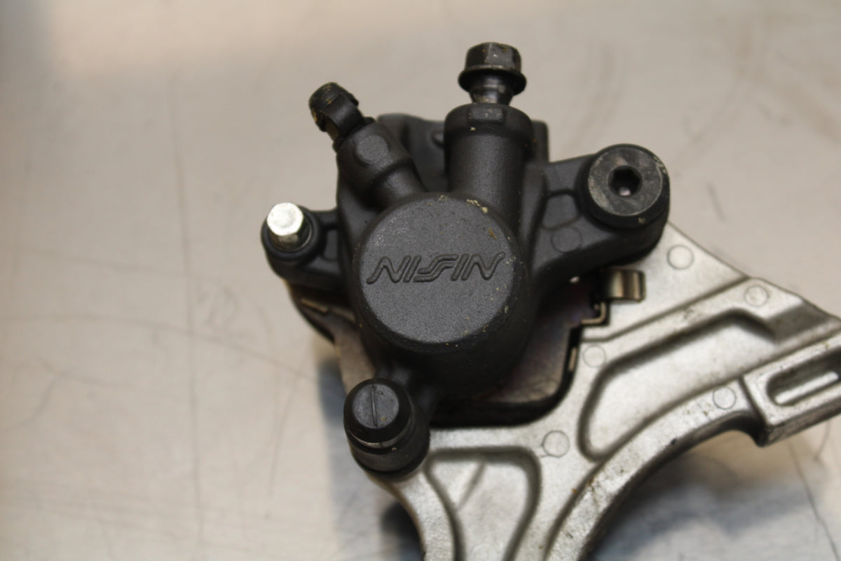 07-12 HONDA CBR600RR REAR BACK BRAKE CALIPER W MOUNT BRACKET 43150-MFJ-D01 BB135