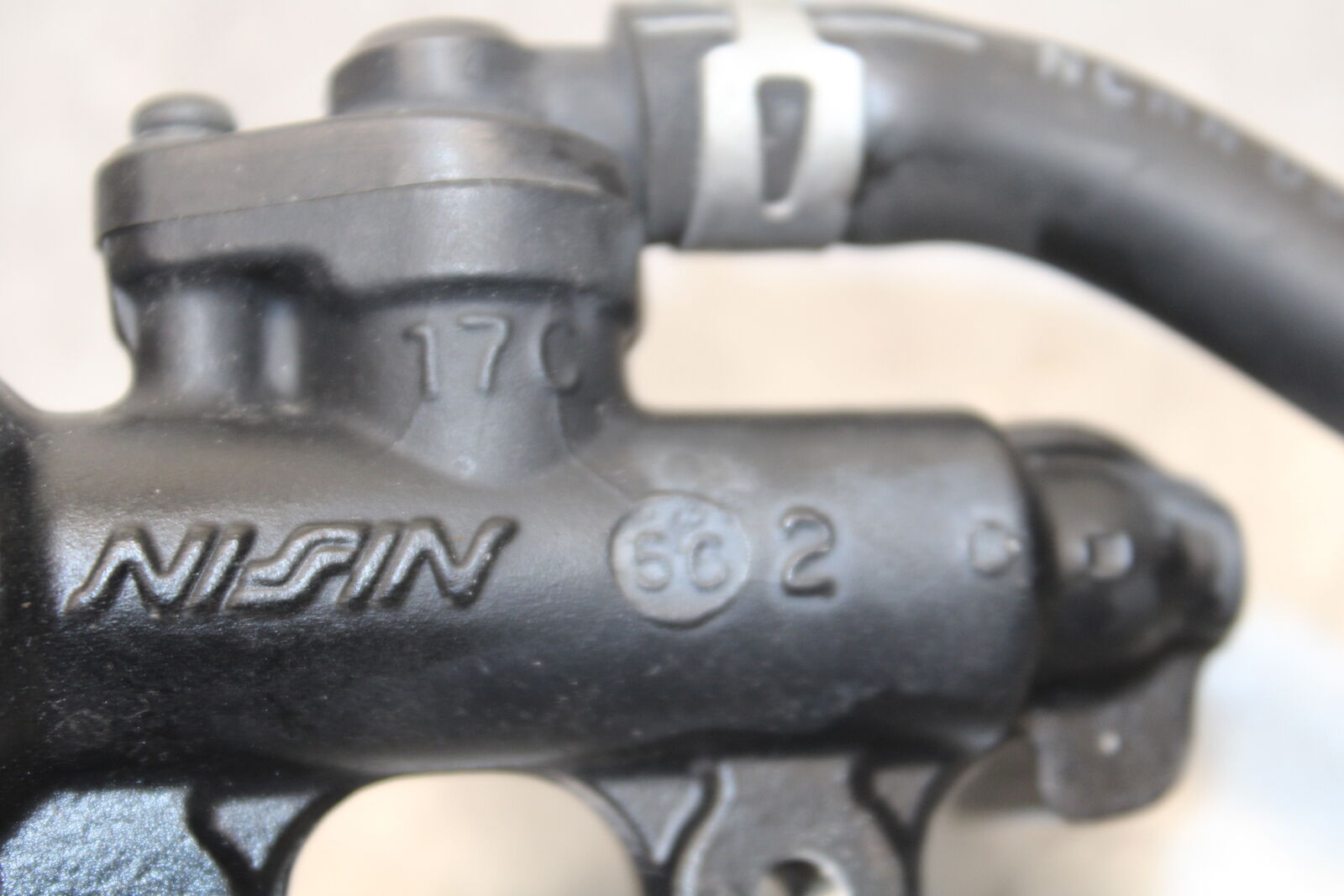 05-09 SUZUKI BOULEVARD C90 REAR BACK BRAKE MASTER CYLINDER W RESERVOIR BB692