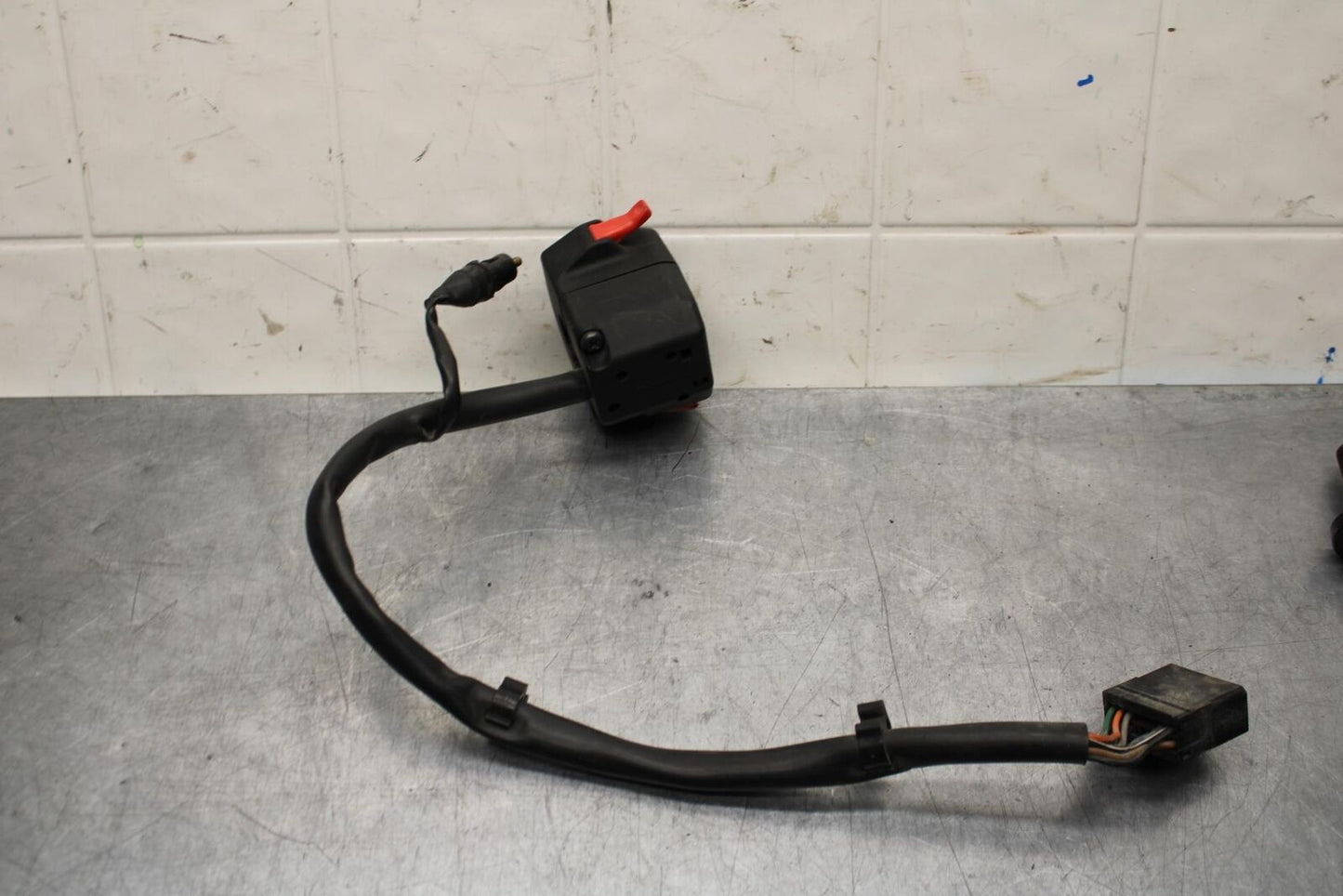 2012 Triumph Daytona 675R LEFT CLIP ON HANDLE HORN SIGNALS SWITCH  BB589