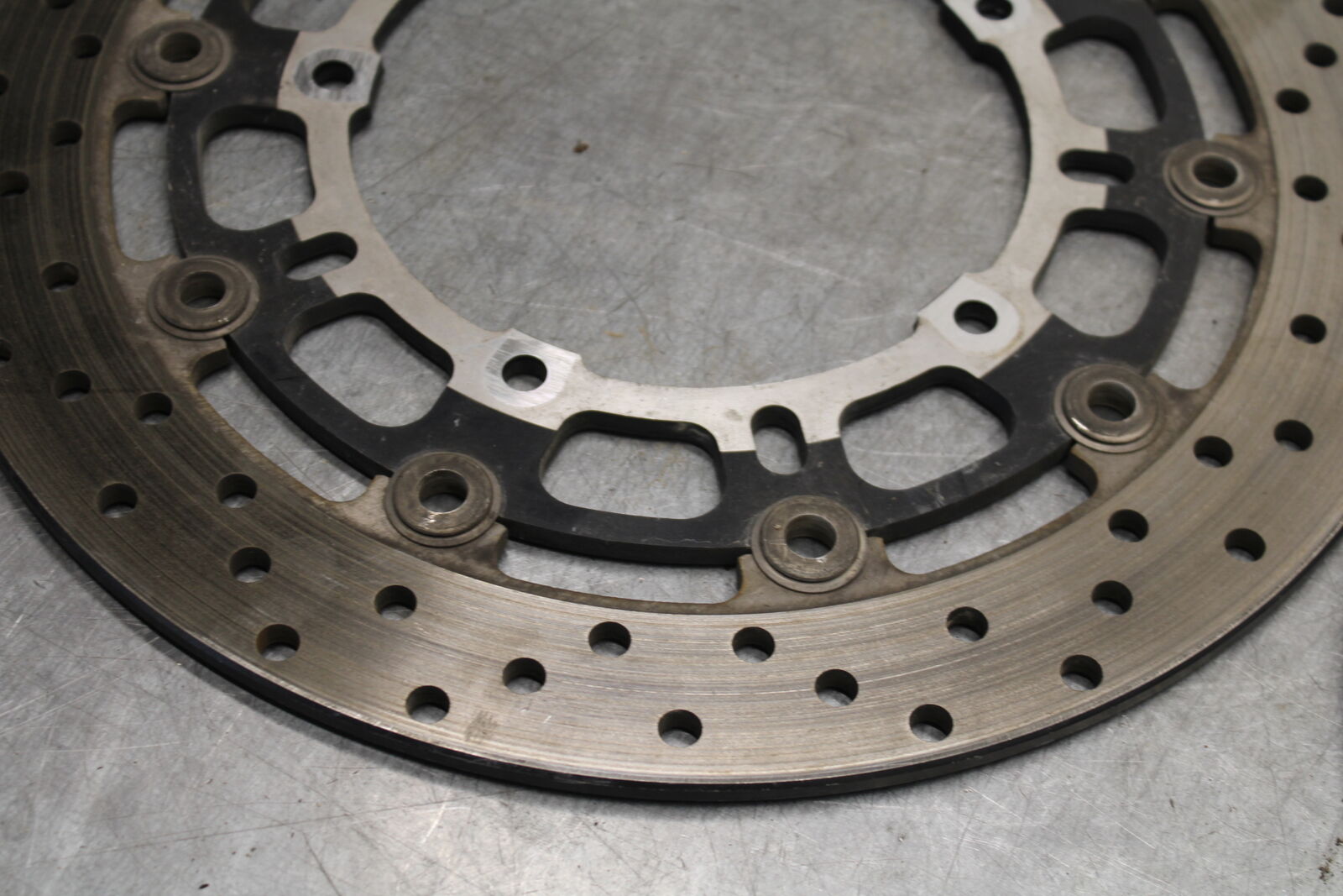 08-16 YAMAHA YZF R6 FRONT LEFT RIGHT BRAKE ROTORS DISCS 13S-2581T-00-00 BB247