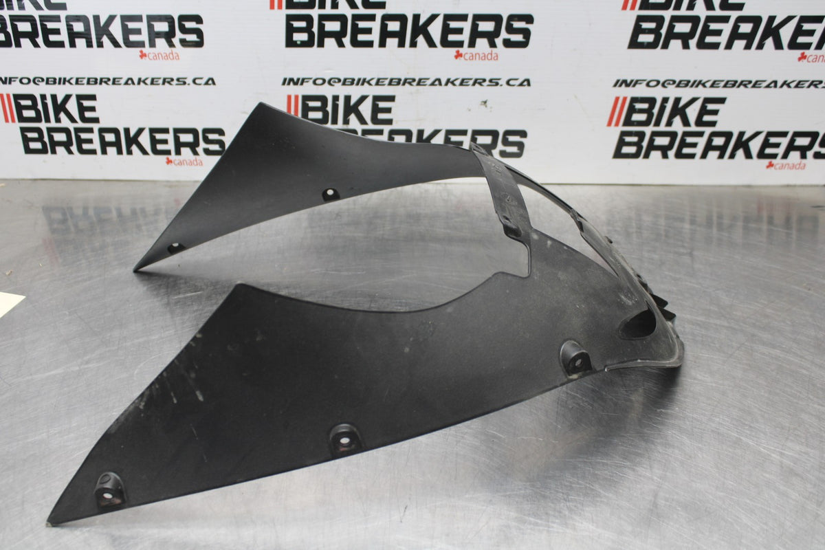 11-15 KAWASAKI NINJA ZX10R LOWER FRONT UPPER INNER HEADLIGHT COWL FAIRING  BB840