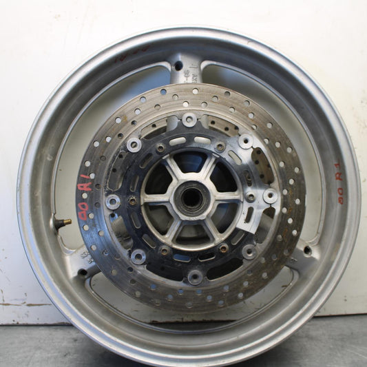 2000 Yamaha YZF R1 FRONT WHEEL AND LEFT RIGHT BRAKE ROTORS DISCS BB633