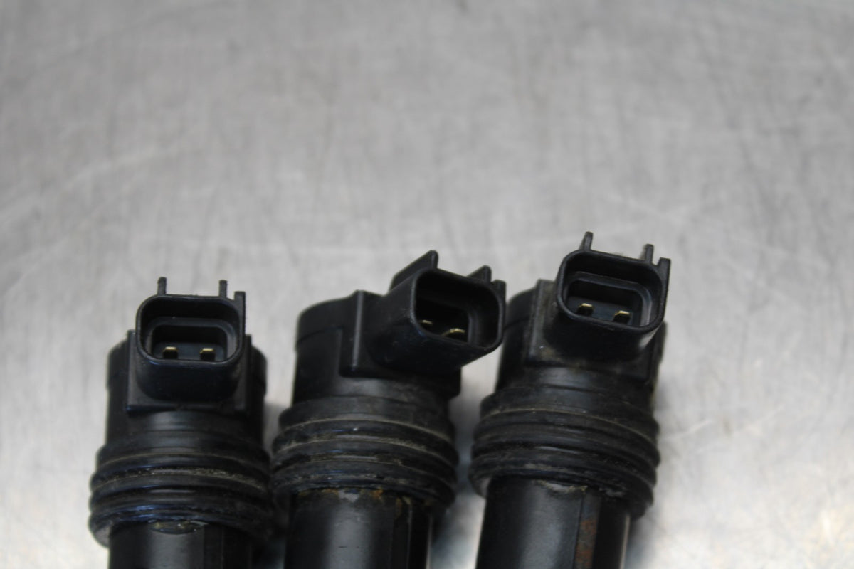 2007 Kawasaki Ninja ZX6R ZX600P IGNITION COILS COIL SPARK PLUG CAPS BB175