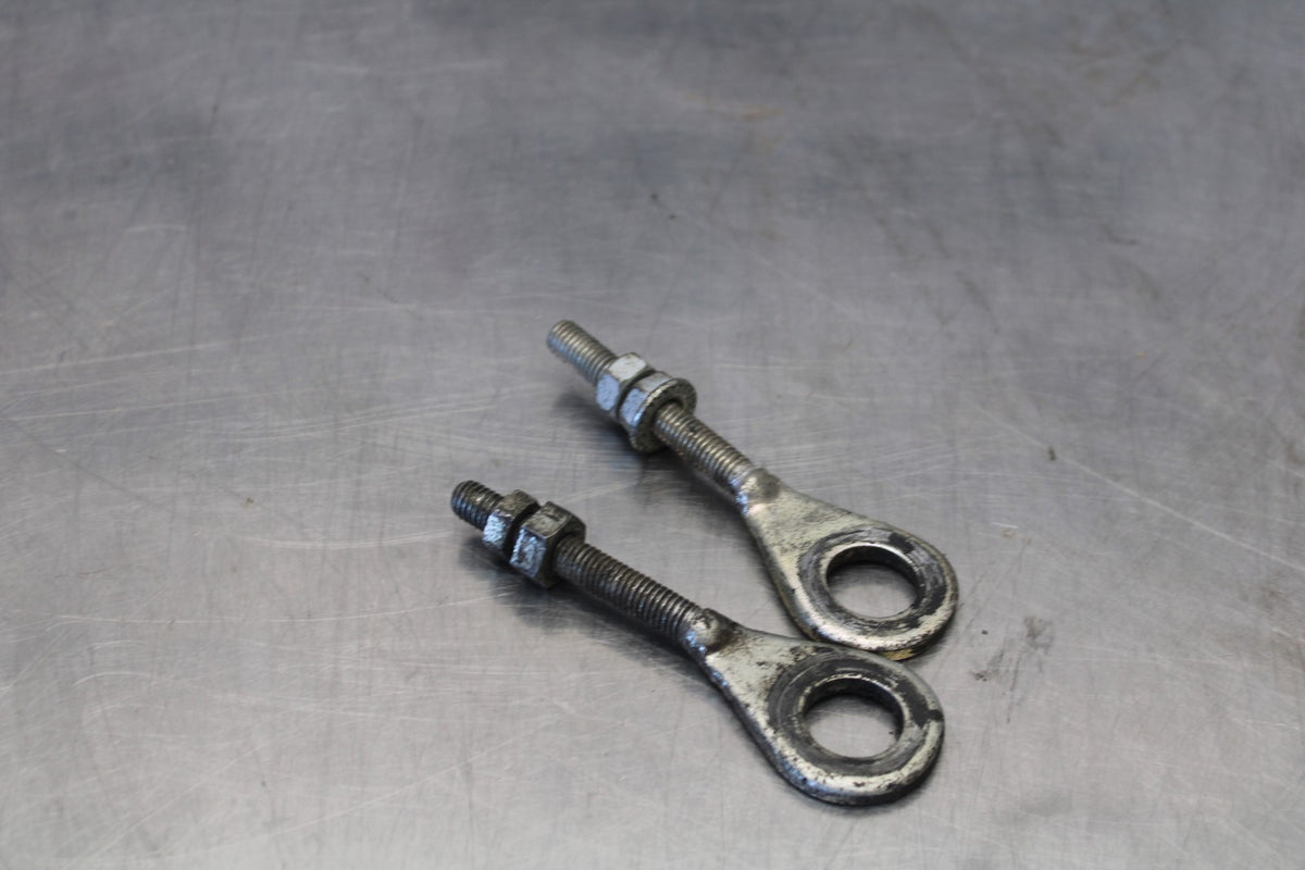 02 KAWASAKI VULCAN 800 VN800B CLASSIC SWINGARM CHAIN TENSIONER ADJUSTMENT BB862