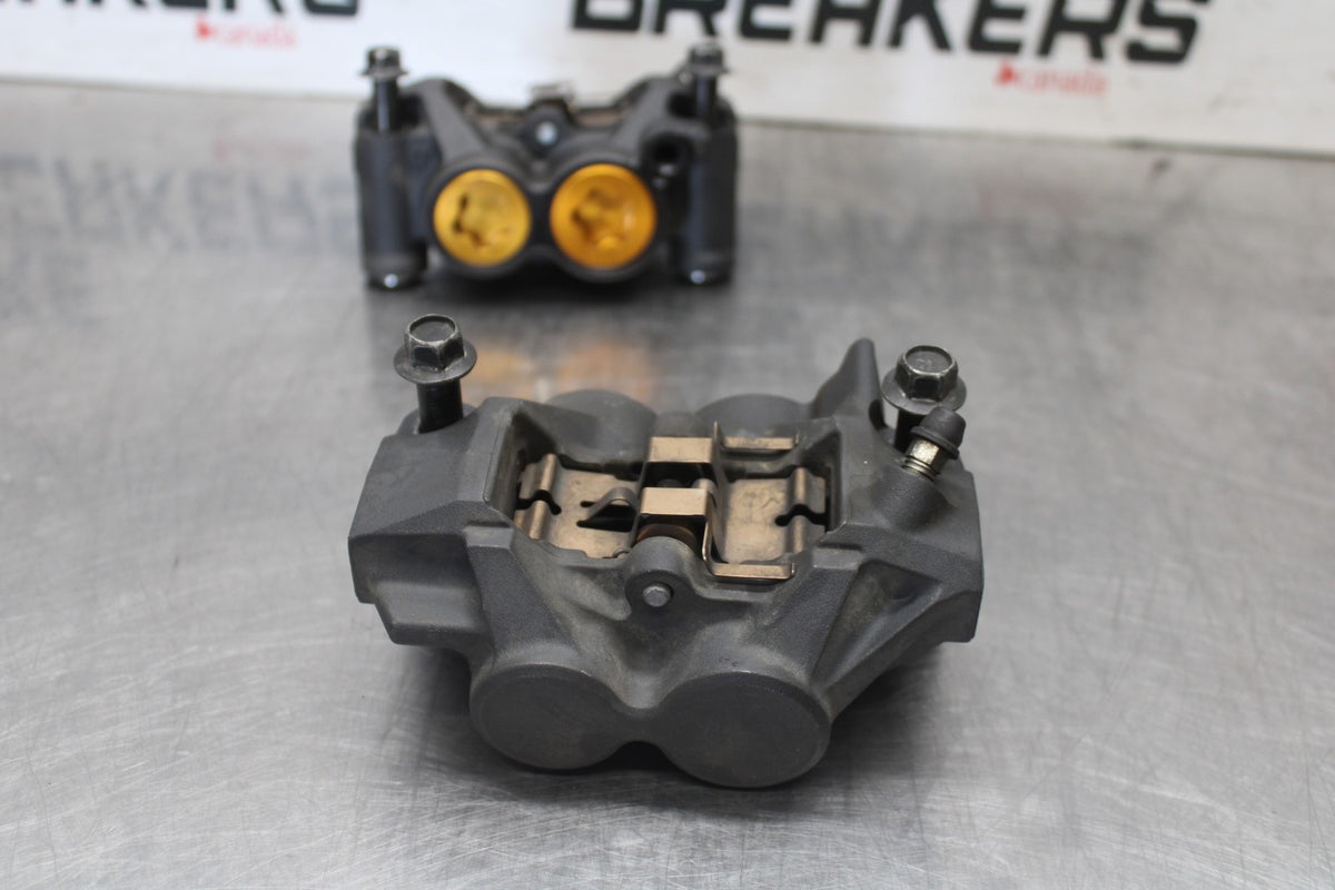 08-16 YAMAHA YZF R6 RIGHT LEFT FRONT BRAKE CALIPER SET PAIR CALIPERS BB929