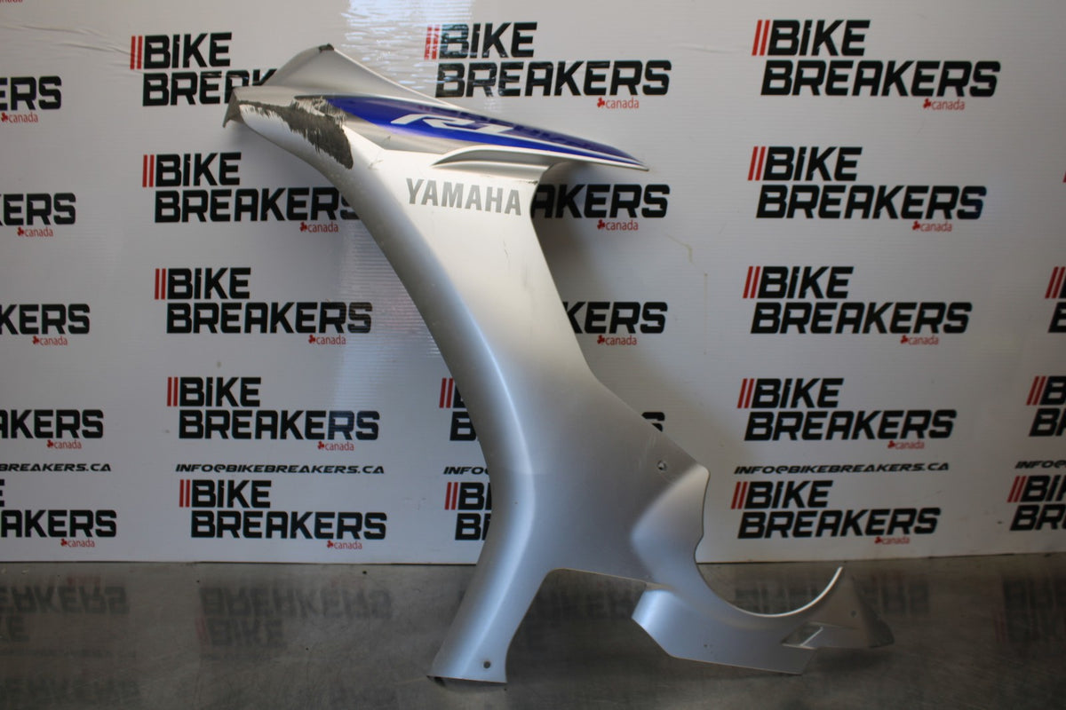 15-17 YAMAHA YZF R1 LEFT MID UPPER SIDE FAIRING COWL BB190