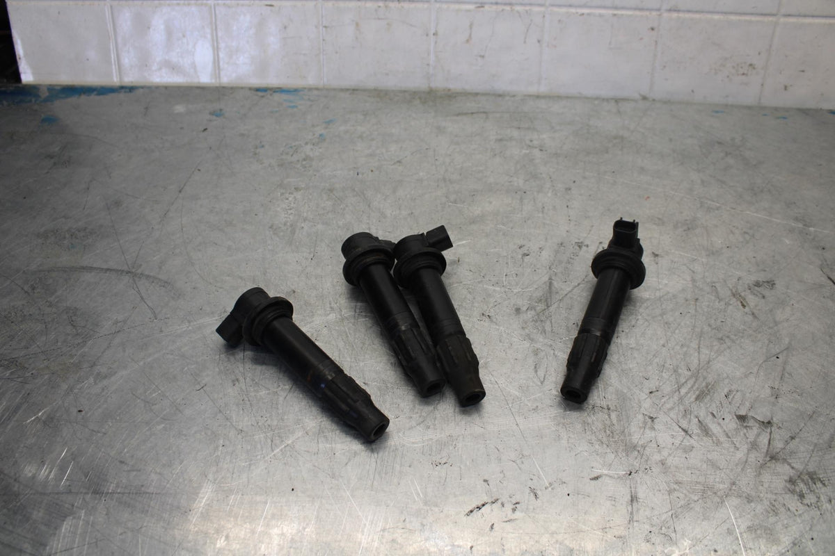 07-08 YAMAHA YZF R1 IGNITION COILS COIL SPARK PLUG CAPS BB425
