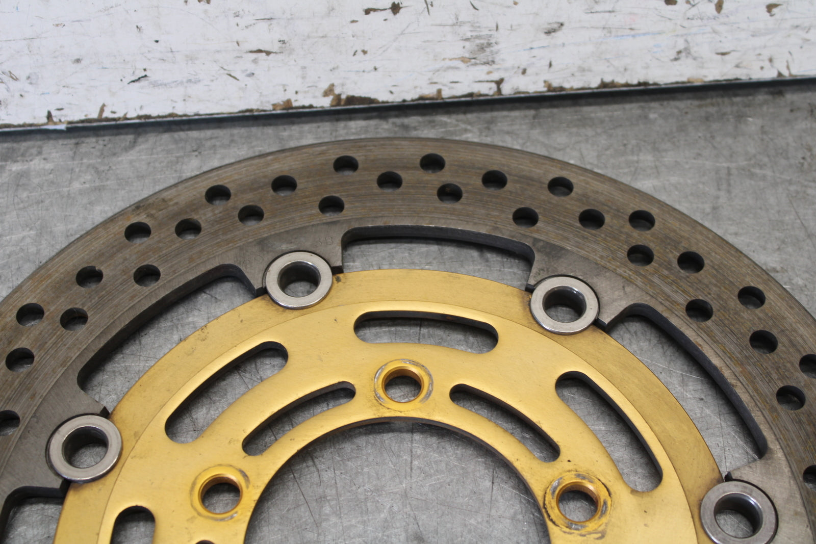 03-04 KAWASAKI NINJA ZX6RR FRONT LEFT RIGHT BRAKE ROTORS DISCS BB684