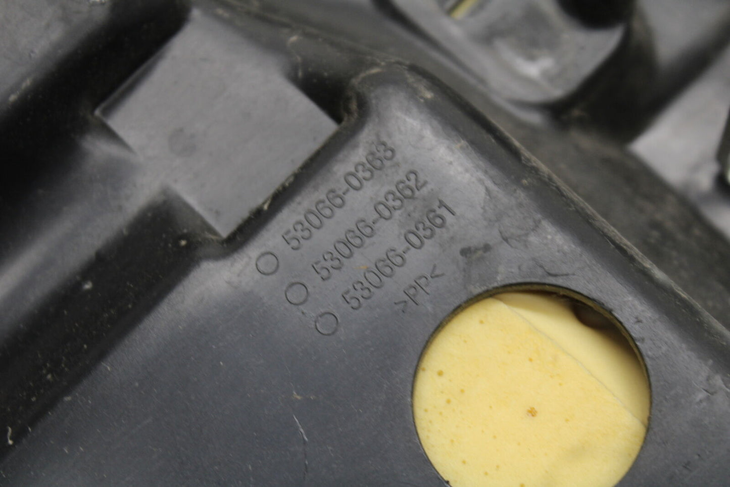 12-17 KAWASAKI ER-6N Z650 REAR BACK PASSENGER TANDEM SEAT PAD SADDLE  BB709