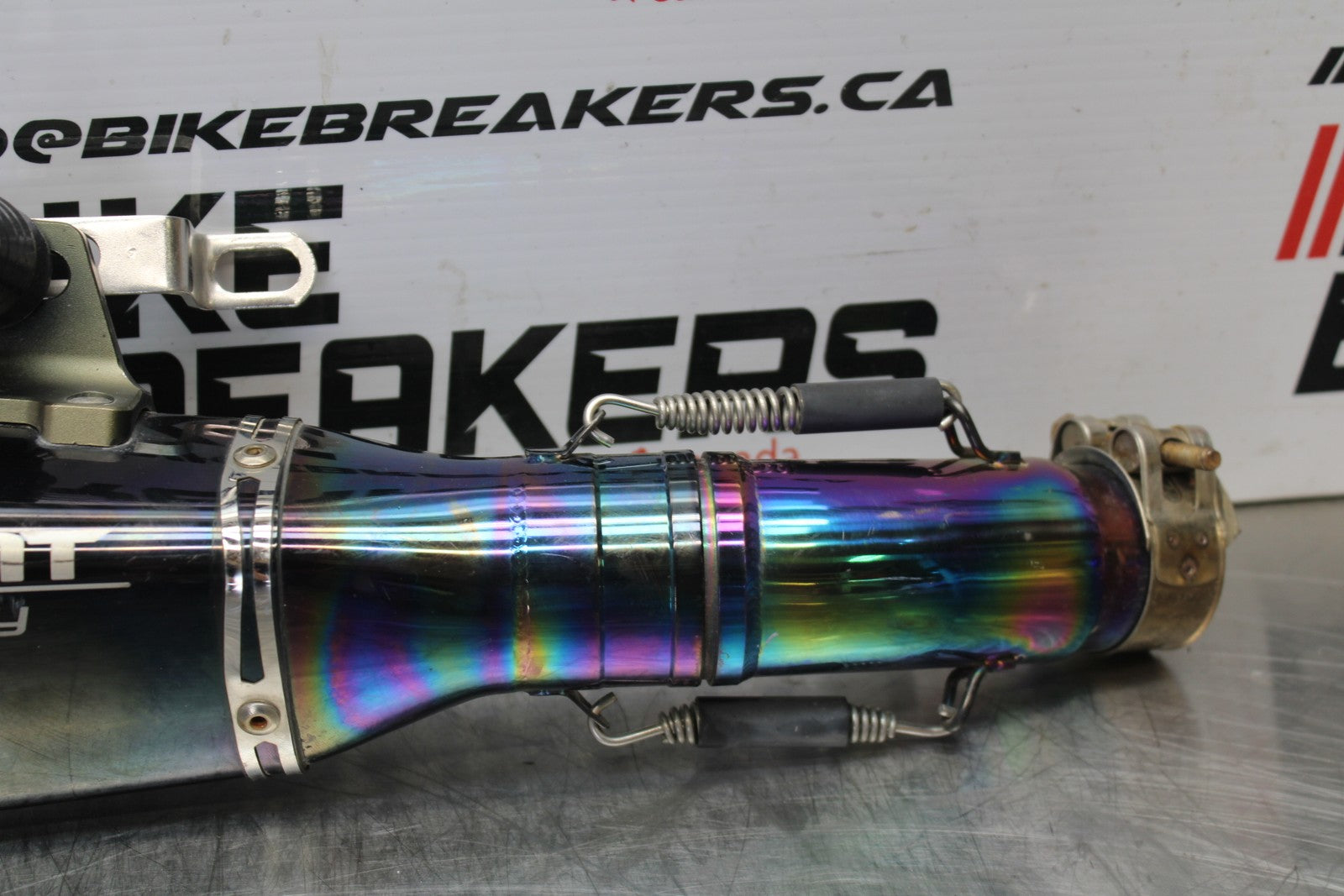 18-23 KAWASAKI NINJA 400 EX400 ABS AFTERMARKET EXHAUST PIPE MUFFLER SLIPON BB177