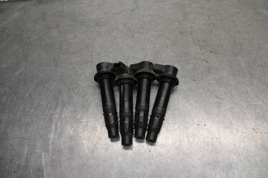 08-09 YAMAHA YZF R6S IGNITION COILS COIL SPARK PLUG CAPS  BB690