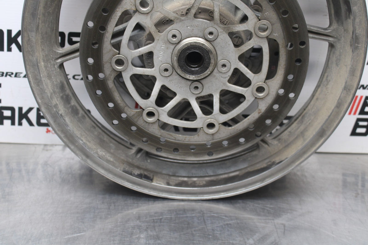 06 KAWASAKI Z750 FRONT WHEEL FRONT RIM & ROTORS BB837