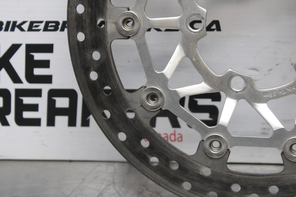 09-11 TRIUMPH DAYTONA 675 FRONT LEFT RIGHT BRAKE ROTORS DISCS BB854