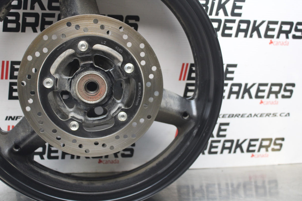 15 SUZUKI GW250F REAR WHEEL BACK RIM & ROTOR BB789