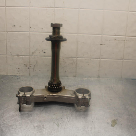 07-08 KAWASAKI NINJA ZX6R FRONT FORKS CLAMP LOWER TRIPLE TREE STEM BB456
