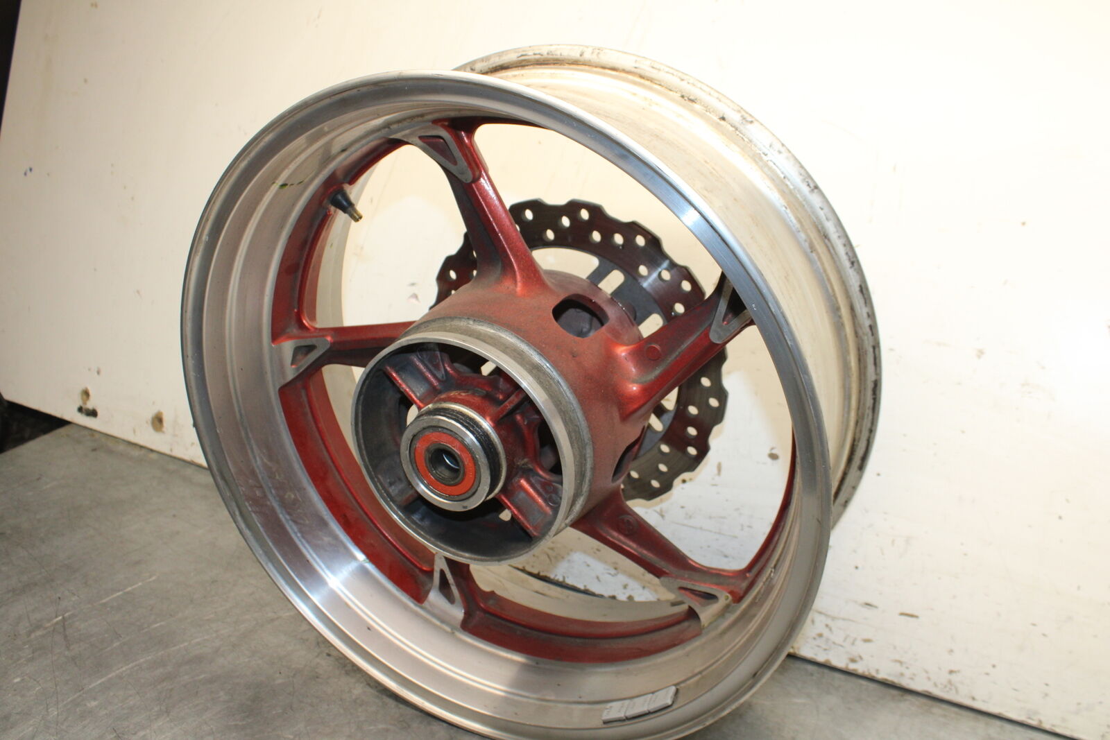 12-13 KAWASAKI Z1000 REAR WHEEL BACK RIM BB743