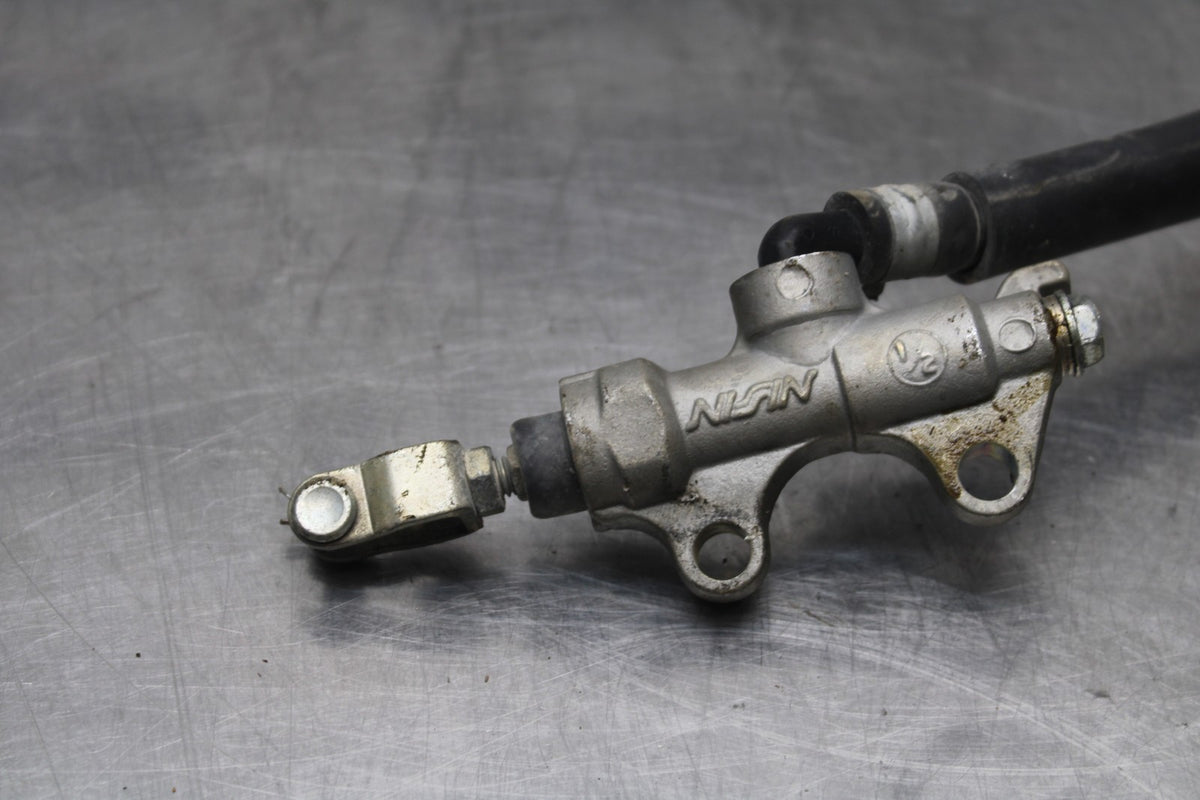 98 KAWASAKI NINJA ZX6 REAR BACK BRAKE MASTER CYLINDER W RESERVOIR BB870
