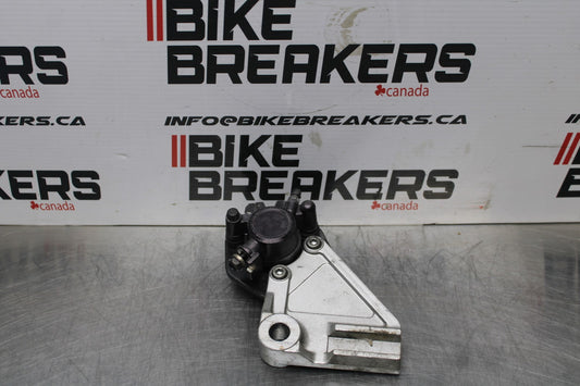 96 KAWASAKI NINJA 500 EX500A REAR BACK BRAKE CALIPER W MOUNT BRACKET BB768