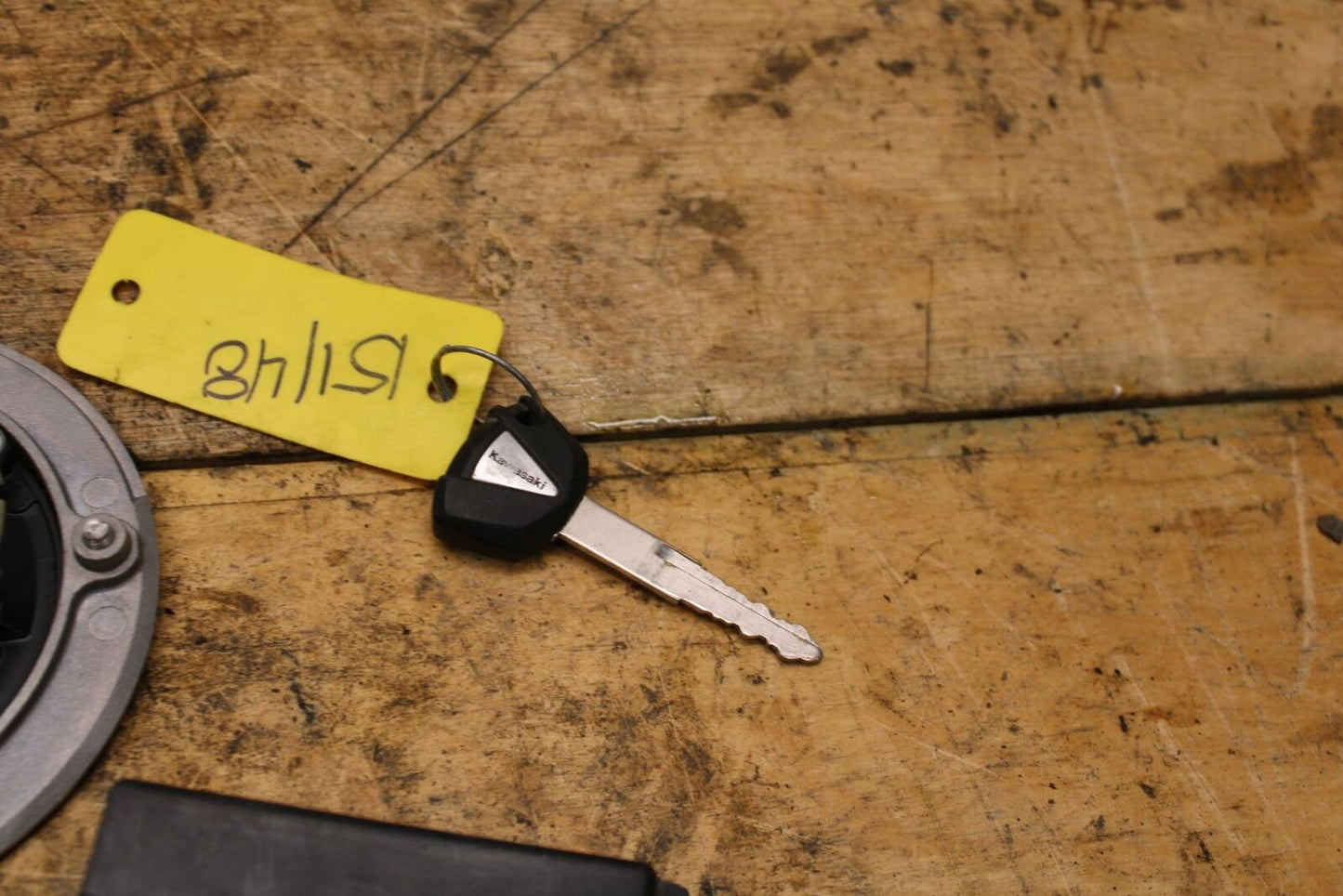 13-18 KAWASAKI NINJA ZX6R IGNITION LOCK KEY SET W/ GAS CAP AND SEAT LOCK BB342