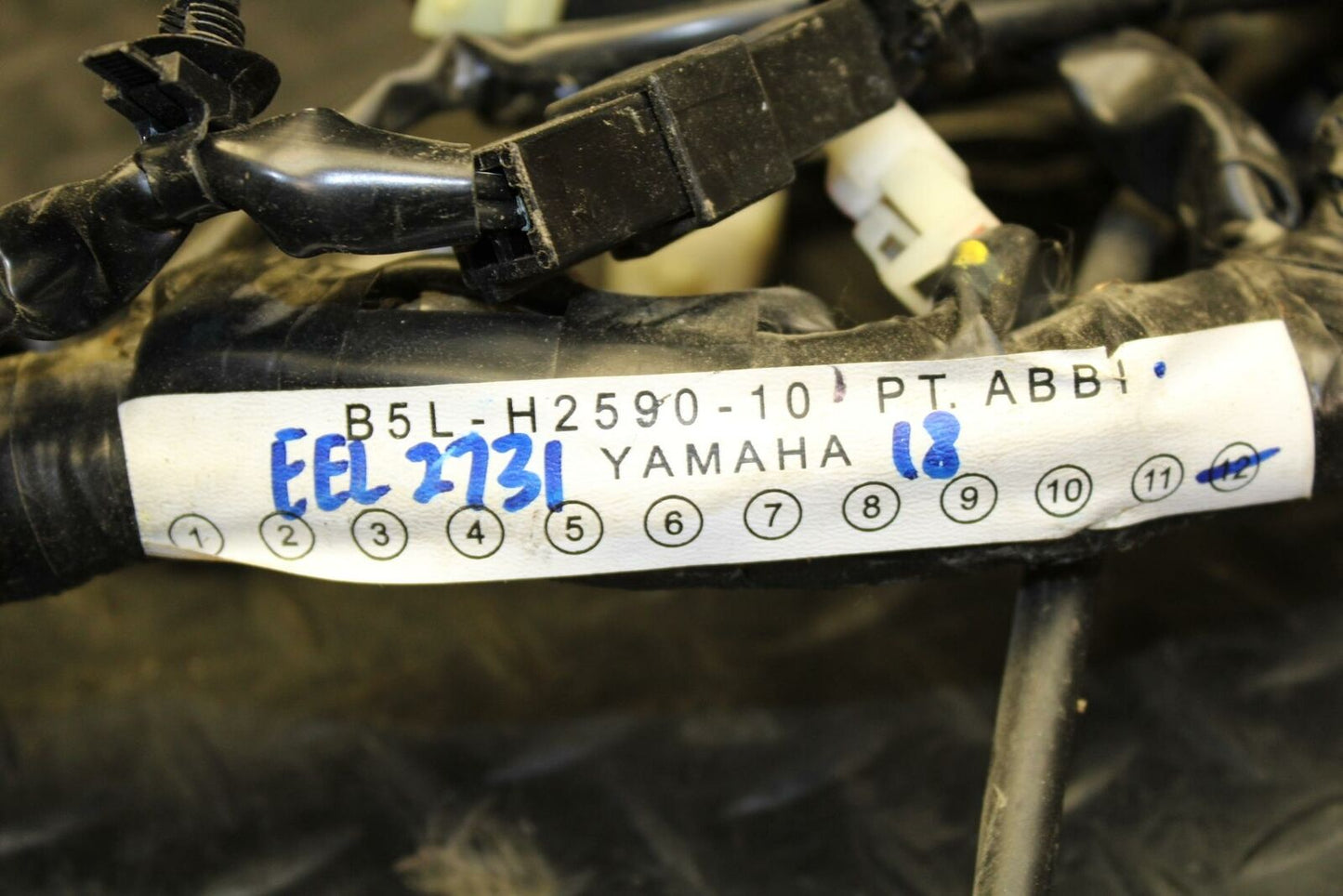 19 YAMAHA YZF R3 MAIN ENGINE WIRING HARNESS MOTOR WIRE LOOM BB177