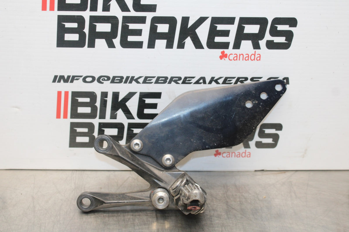 08 KAWASAKI NINJA ZX10R LEFT REARSET REAR SET DRIVER FOOT PEG REST STOP BB201