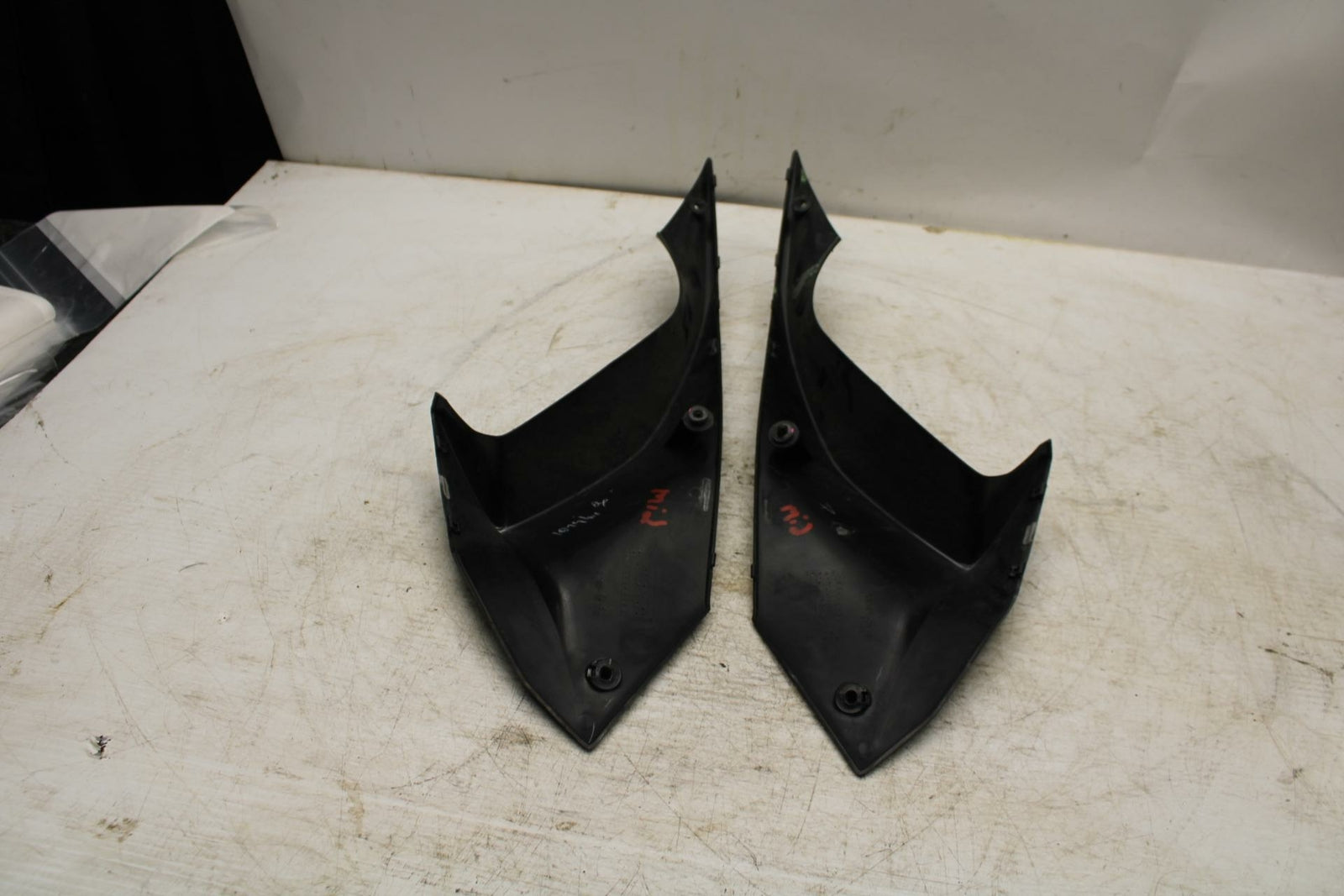 17-20 KAWASAKI NINJA 650 RIGHT LEFT FRONT SIDE SEAT PANELS TRIMS COWLS BB364