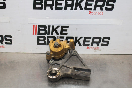 05-06 KAWASAKI NINJA ZX6R REAR BACK BRAKE CALIPER W MOUNT BRACKET BB877