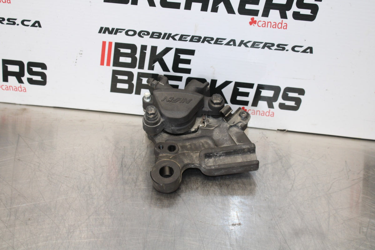 24-25 KAWASAKI NINJA ZX4R REAR BACK BRAKE CALIPER W MOUNT BRACKET BB174