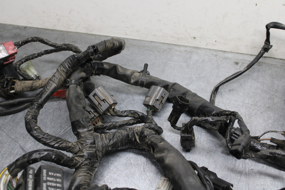 07-09 KAWASAKI VERSYS 650 MAIN ENGINE WIRING HARNESS MOTOR WIRE LOOM BB125