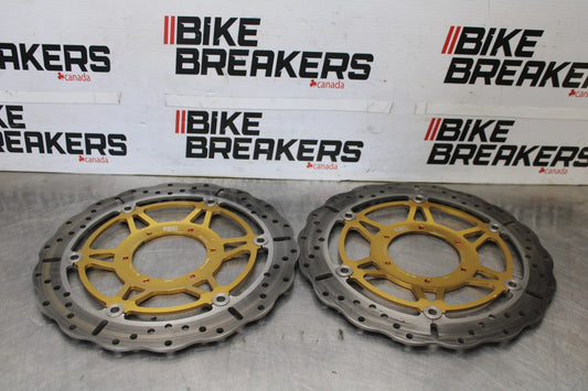 00-01 HONDA CBR929RR FRONT LEFT RIGHT BRAKE ROTORS DISCS BB925