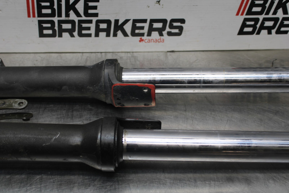 06 KAWASAKI Z750 FRONT FORKS SHOCK SUSPENSION SET PAIR BB837