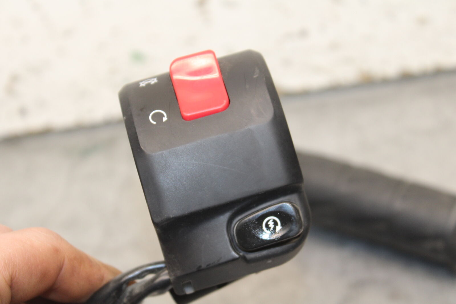 18-23 KAWASAKI NINJA 400 EX400 ABS RIGHT CLIP ON KILL OFF START SWITCH  BB747