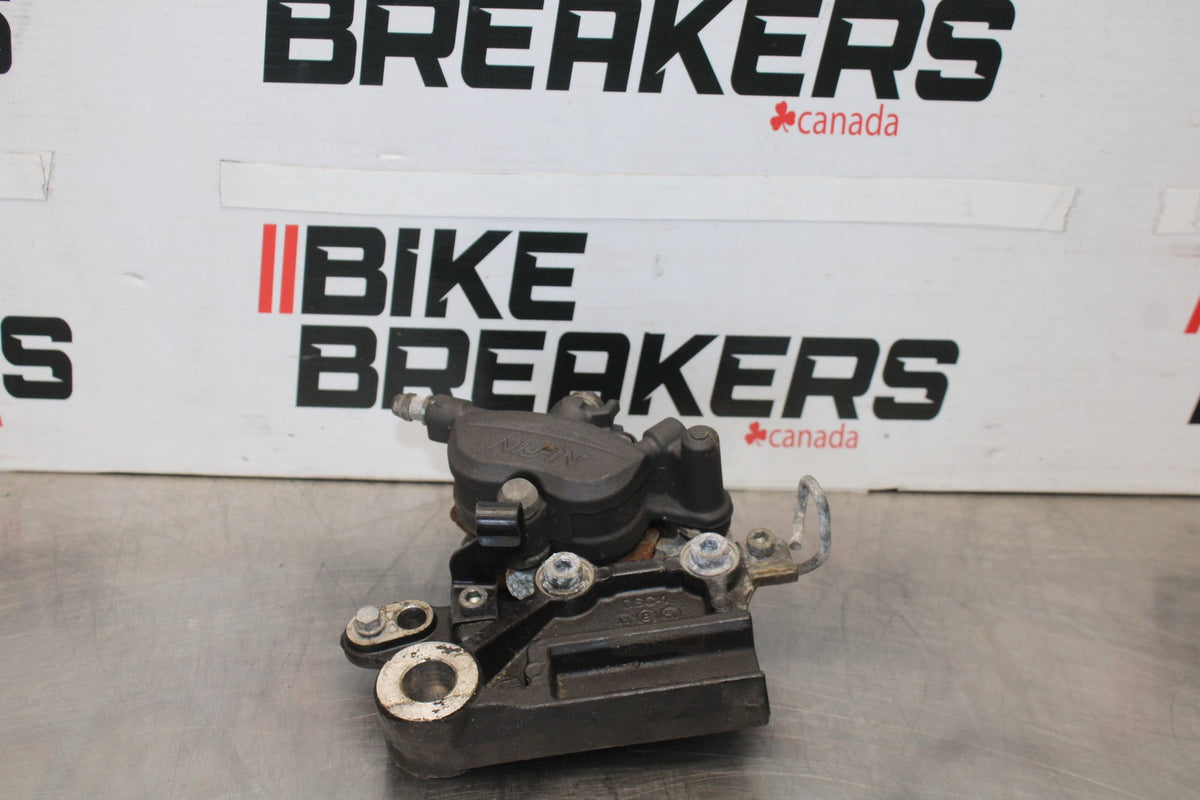 24-25 KAWASAKI NINJA 500 ABS REAR BACK BRAKE CALIPER W MOUNT BRACKET BB899
