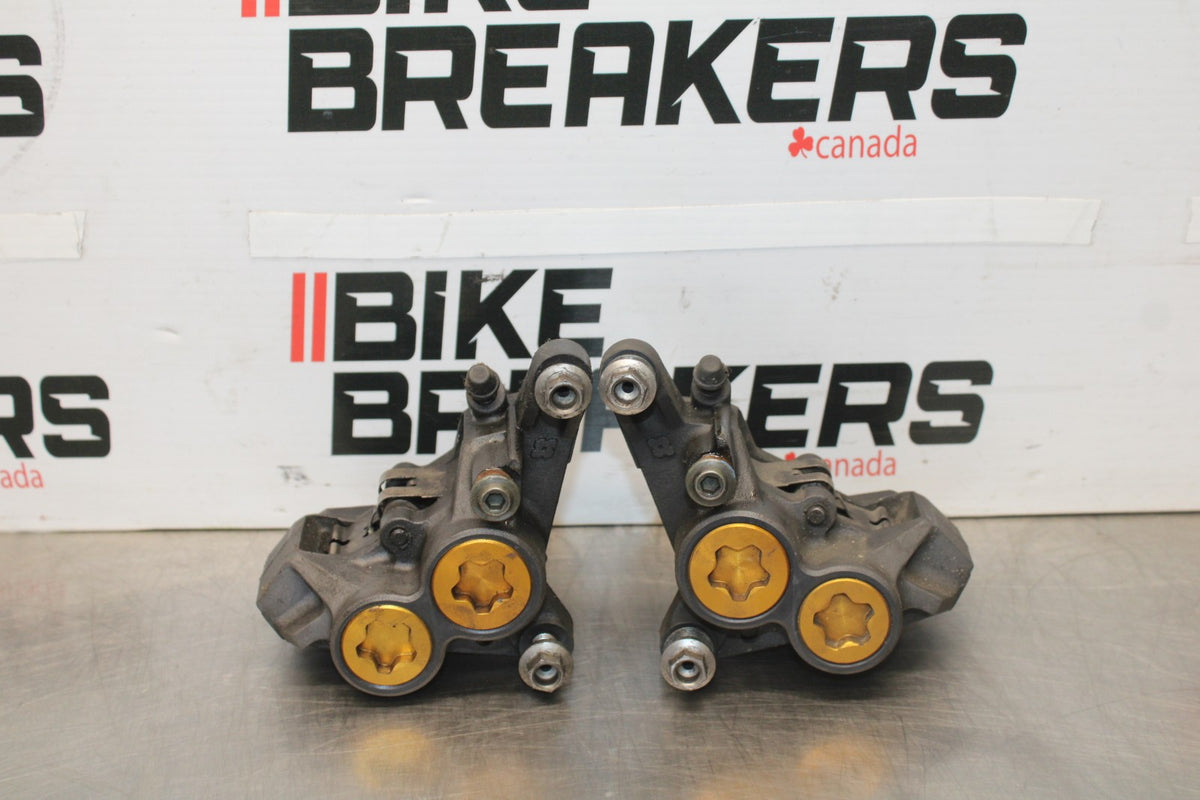 03 YAMAHA YZF R1 RIGHT LEFT FRONT BRAKE CALIPER SET PAIR CALIPERS BB895