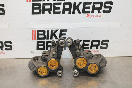 03 YAMAHA YZF R1 RIGHT LEFT FRONT BRAKE CALIPER SET PAIR CALIPERS BB895