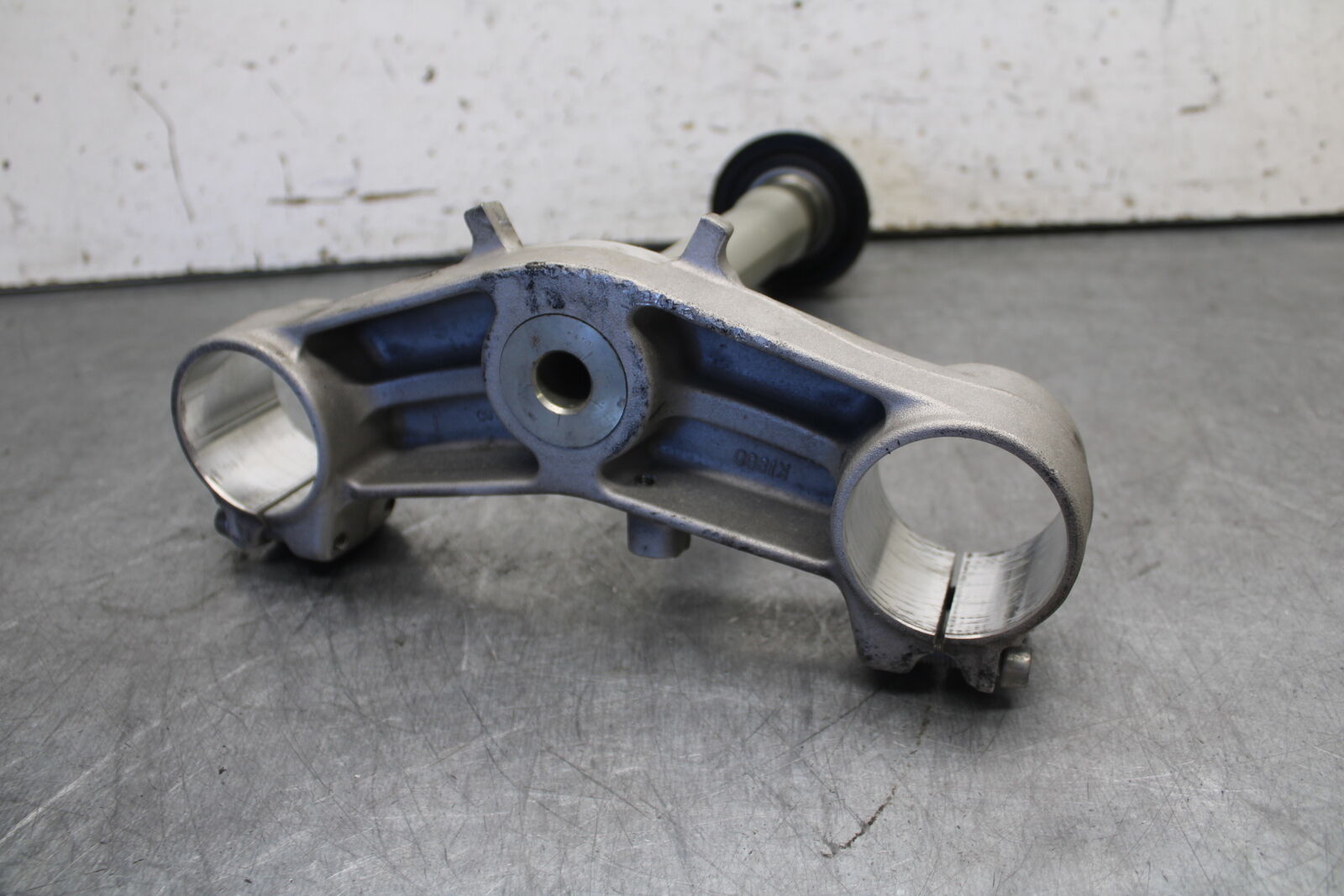 09-12 KAWASAKI NINJA ZX6R FRONT FORKS CLAMP LOWER TRIPLE TREE STEM BB698