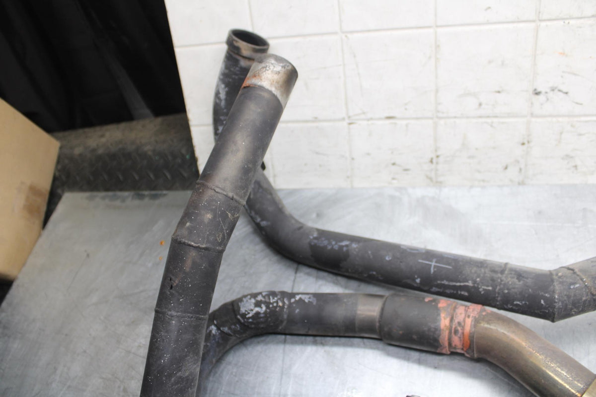 1998 Suzuki TL1000S AFTERMARKET FULL EXHAUST SYSTEM HEADERS PIPE MUFFLER BB508