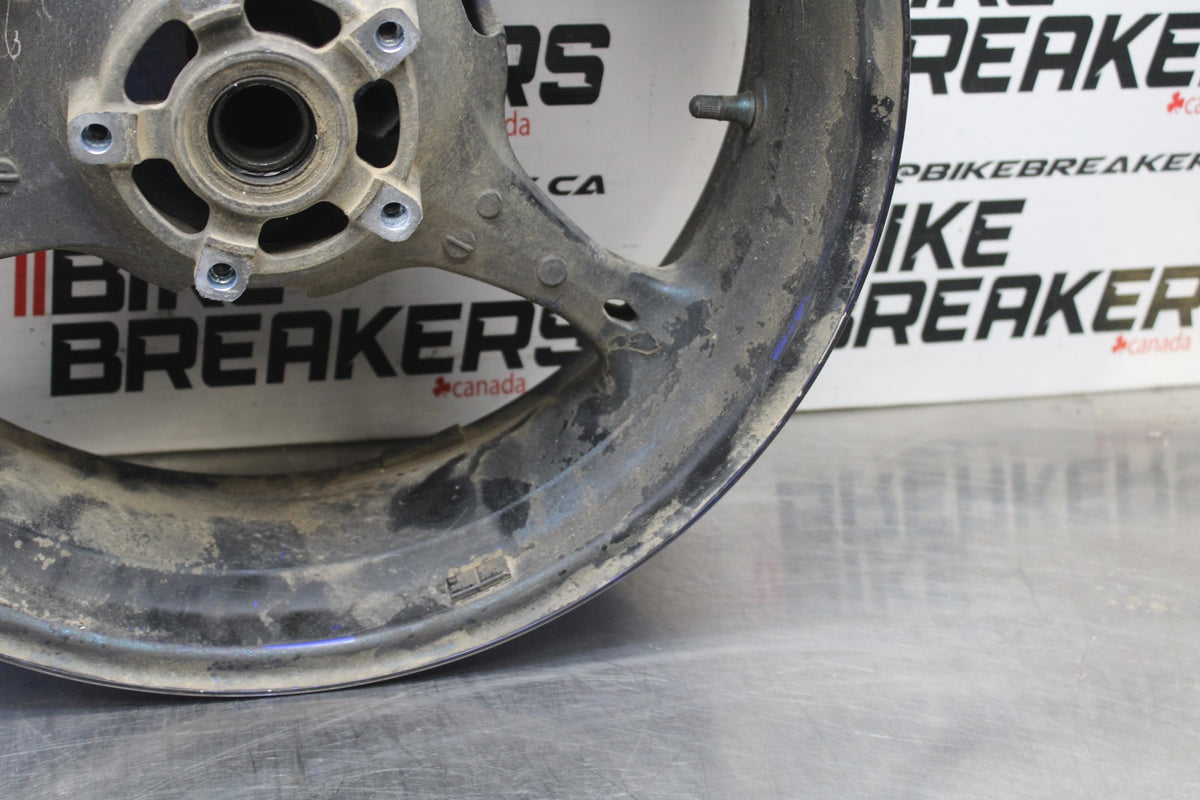 06-07 SUZUKI GSXR600 REAR WHEEL BACK RIM & ROTOR BB836