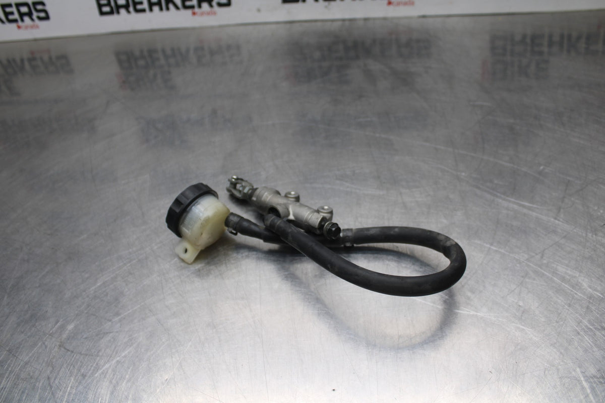 08 KAWASAKI NINJA 650 EX650 REAR BACK BRAKE MASTER CYLINDER W RESERVOIR BB797