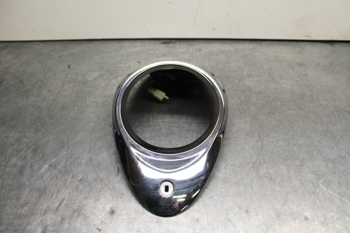 02-03 YAMAHA V STAR 1100 GAS TANK CAP COVER TRIM PANELCOWL FAIRING BB124