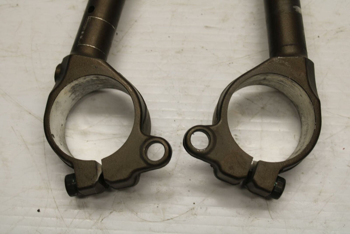 03-04 KAWASAKI NINJA ZX6RR LEFT RIGHT CLIP ON ONS HANDLEBARS PAIR SET BB264