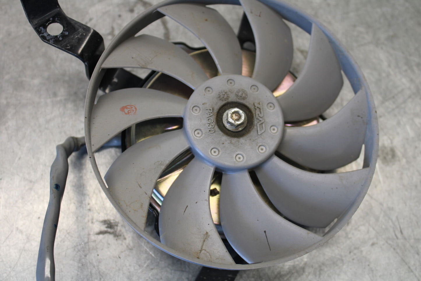07-08 YAMAHA YZF R1 ENGINE RADIATOR COOLING FAN SET BB675