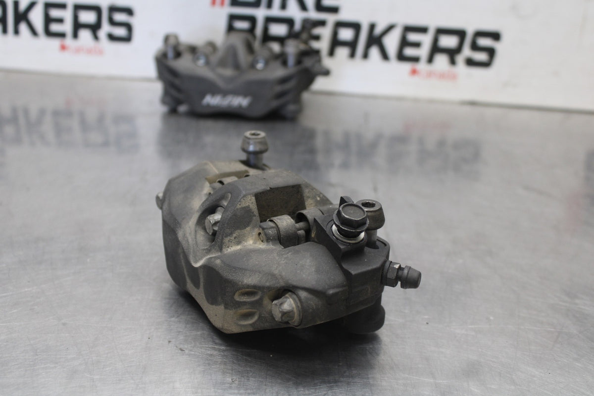 08-09 KAWASAKI NINJA ZX14R RIGHT LEFT FRONT BRAKE CALIPER SET PAIR BB932