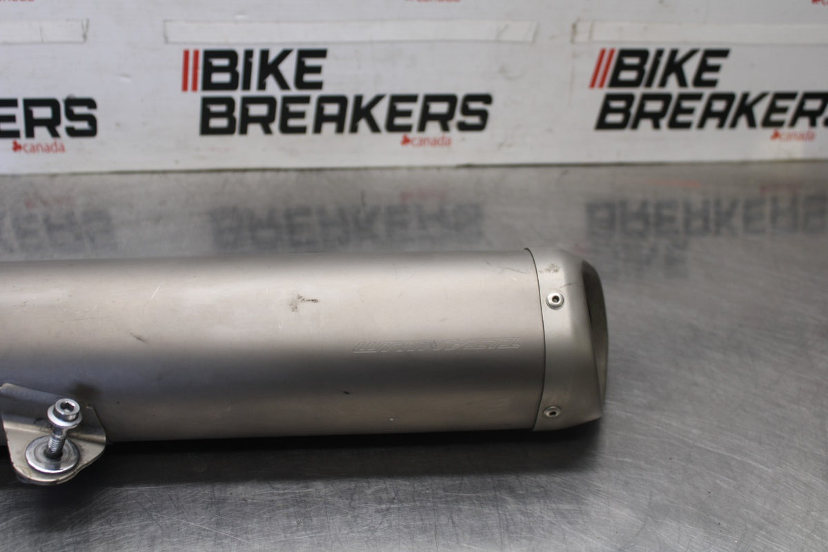 08-16 YAMAHA YZF R6 TITANIUM EXHAUST PIPE MUFFLER SLIP ON CAN SILENCER BB929