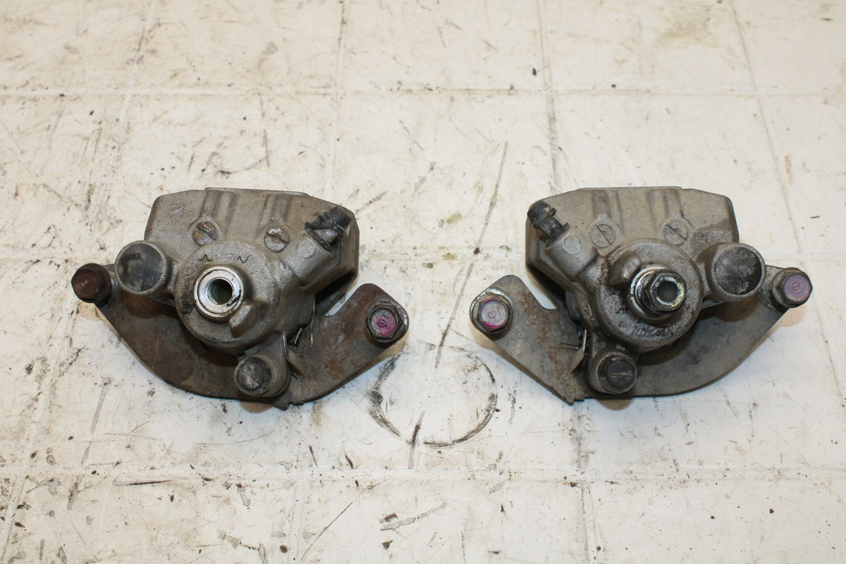 11-12 HONDA FOREMAN 500 LEFT RIGHT FRONT BRAKE CALIPER PAIR BB410