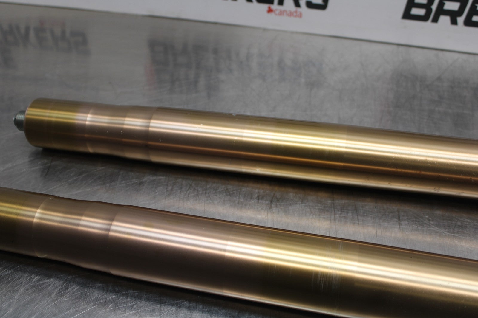 08 KAWASAKI NINJA ZX10R FRONT FORKS SHOCK SUSPENSION SET PAIR BB201